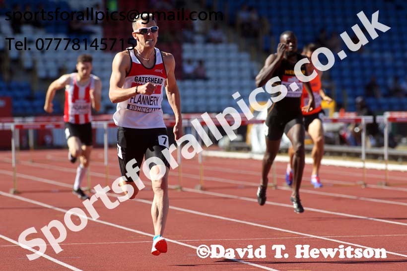 Mens 400 metres hurdles, Muller British Championships, Alexander Stadium, Birmingham. Photo: David T. Hewitson/Sports for All Pics
